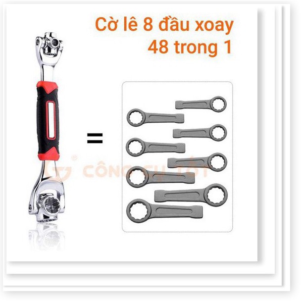 Cờ Lê 8 Đầu Xoay Đa Năng 48 Trong 1