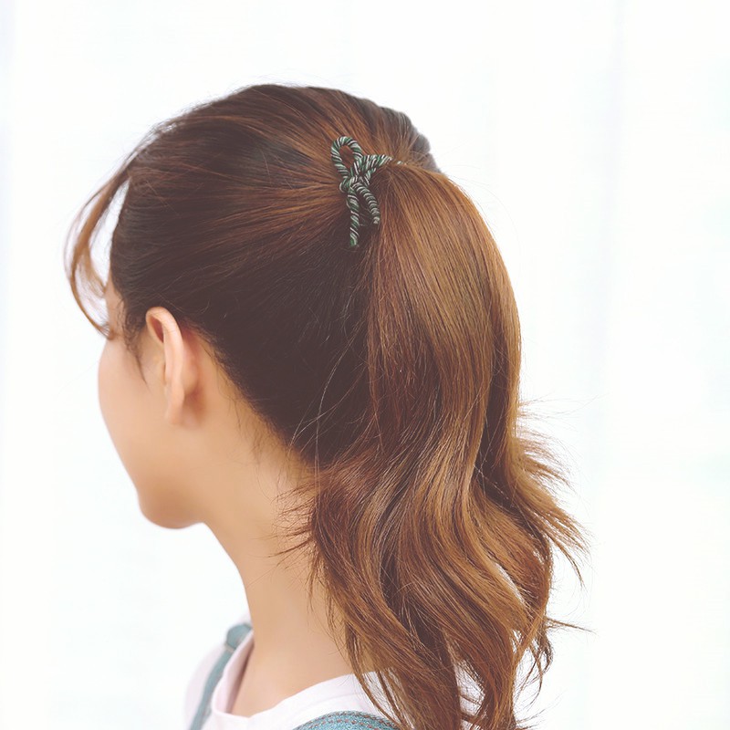 Dây Buộc Tóc Nhiều Lớp Hình Que Kem B445