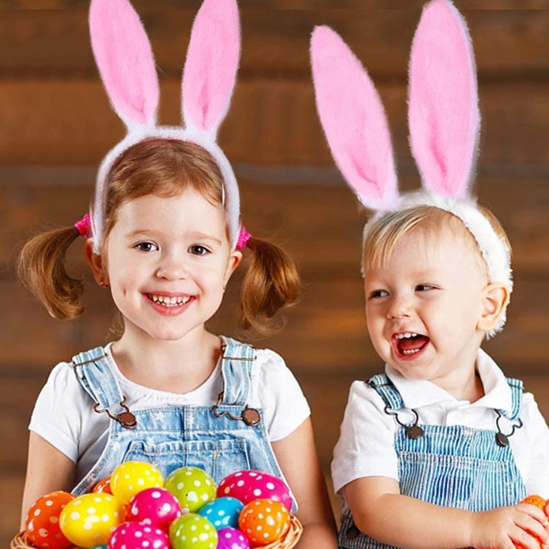 Băng Đô Tai Thỏ Có Đèn Led Dễ Thương Cho Nữ