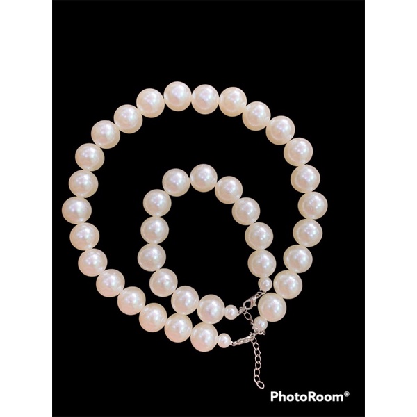 Sét bộ vòng hạt ngọc TRIPBLE T DRESS phối cùng váy đi tiệc siêu xinh