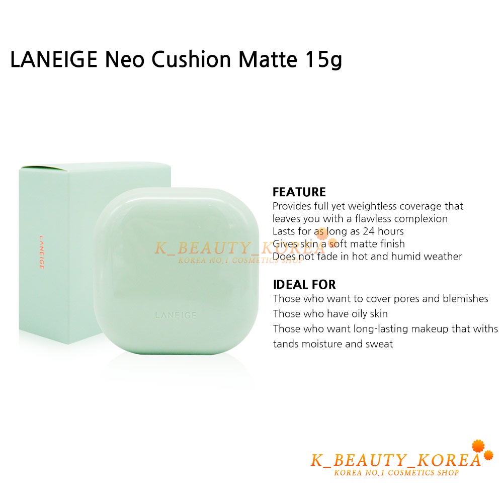 [LANEIGE] Neo Cushion Matte Phấn Nước Laneige Chống Nắng SPF42 PA++ | BigBuy360 - bigbuy360.vn