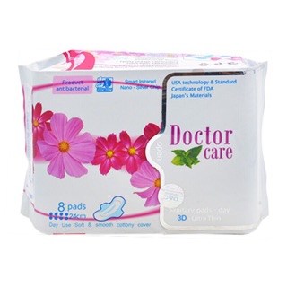 Băng vệ sinh phụ nữ Doctor care dùng ban ngày (8 miếng)