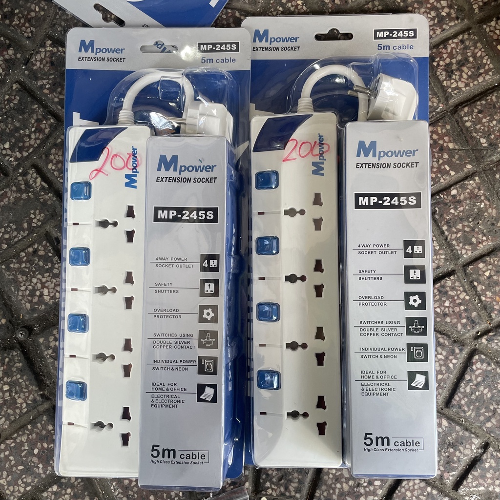 Dây ổ cắm đa năng nối dài có cổng USB