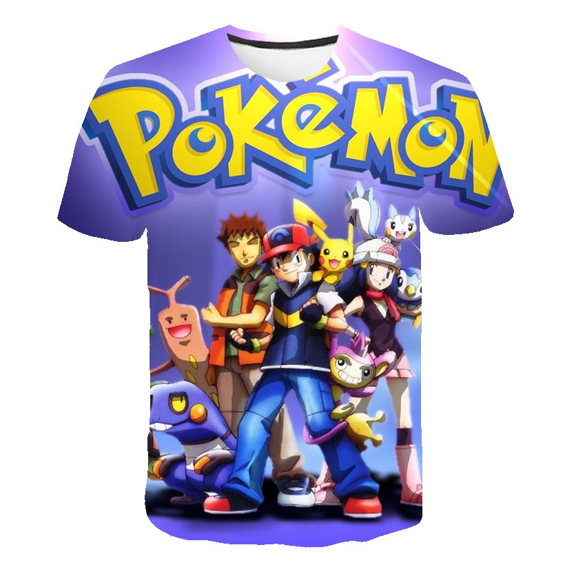 New 3D Printed Fashion Pokemon T Shirt Men Casual Summer Men Women Animal Cartoon T-Shirt Funny School Wear Tshirt Tops Tees