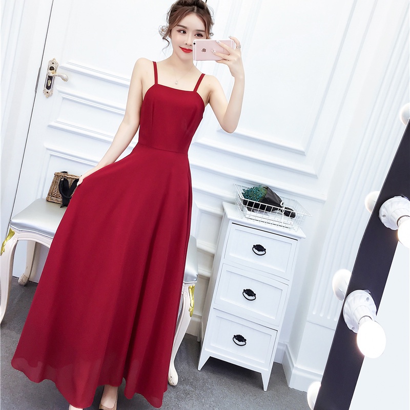 Set Đầm Voan Dáng Dài + Áo Khoác Ngoài Thời Trang Thanh Lịch Cho Nữ