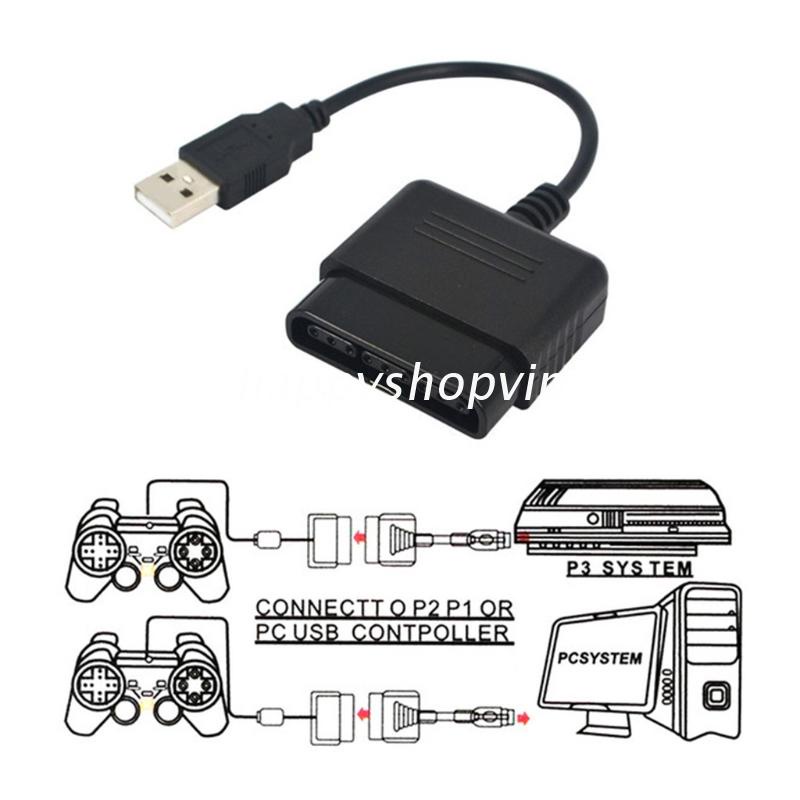 Dây Cáp Chuyển Đổi Hsv Usb Cho Tay Cầm Chơi Game Ps2 Ps3 / Pc