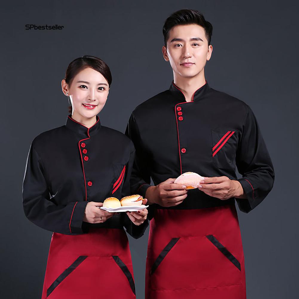 Áo đồng phục đầu bếp thời trang thanh lịch cho nam và nữ