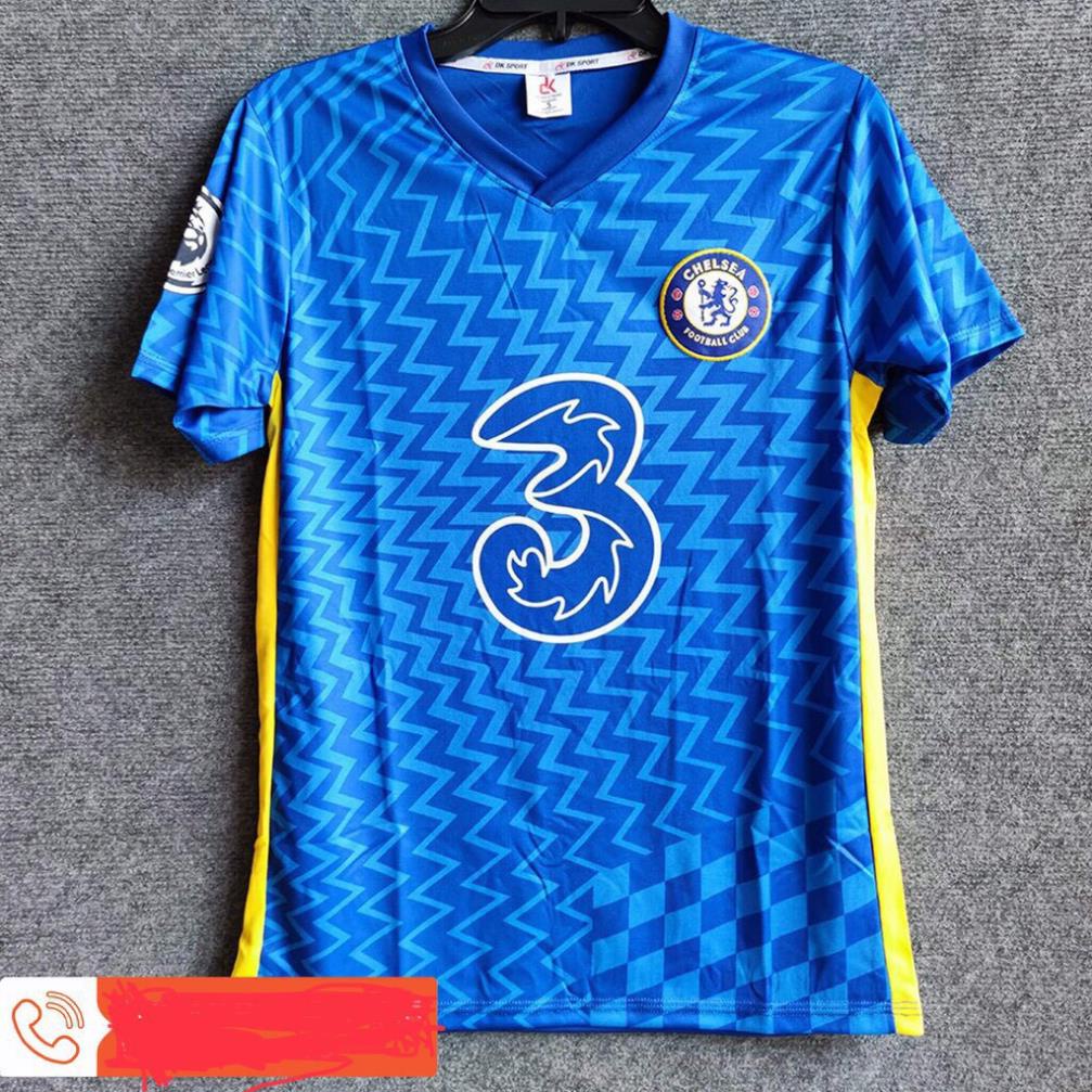 ÁO BÓNG ĐÁ CLB CHELSEA SÂN NHÀ MÙA GIẢI MỚI 2021-2022 CHUẨN THI ĐẤU ĐÁ BANH 99%, THUN LẠNH CAO CẤP LV03 !