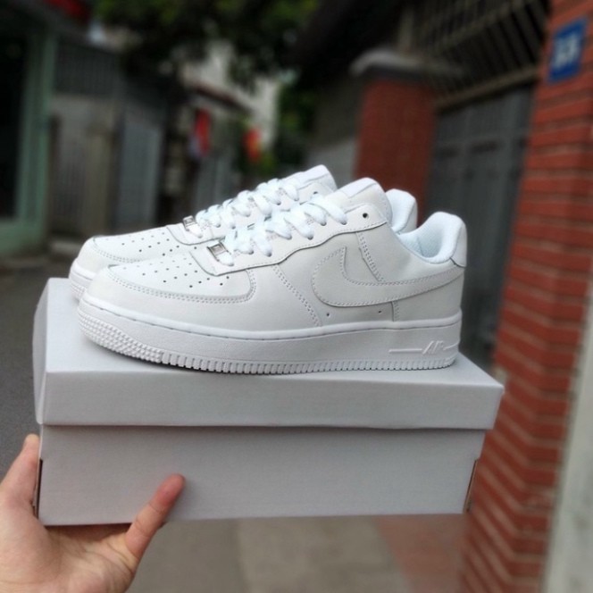 [Ảnh+Video thật][Full bill +box] Giày thể thao sneaker  nam nữ full trắng chuẩn 11 đế cao 3-4cm, Giày Thời Trang Hottren | BigBuy360 - bigbuy360.vn