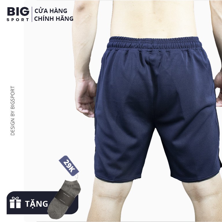 Quần Short Nam Thể Thao Tập Gym Form Rộng Vải Poly 2 Da Co Dãn 4 Chiều Thoáng Mát Cao Cấp Thương Hiệu Big Sport | BigBuy360 - bigbuy360.vn