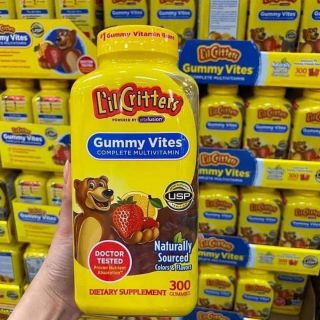 [Date 03/2023] Kẹo vitamin tổng hợp L’il Critters Gummy Vites 300 viên