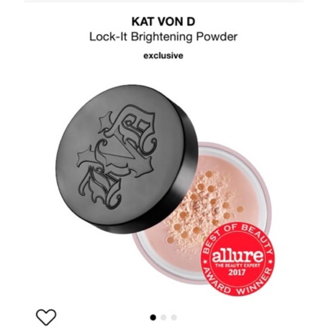 Kat Von D  Phấn phủ bột kiềm dầu KVD Beauty Lock-It Setting Powder