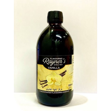 Hương mùi  Vani hiệu Rayner's Vanilla Essence 500ml - Làm bánh, pha chế đồ uống CHIẾT XUẤT VANI TỰ NHIÊN