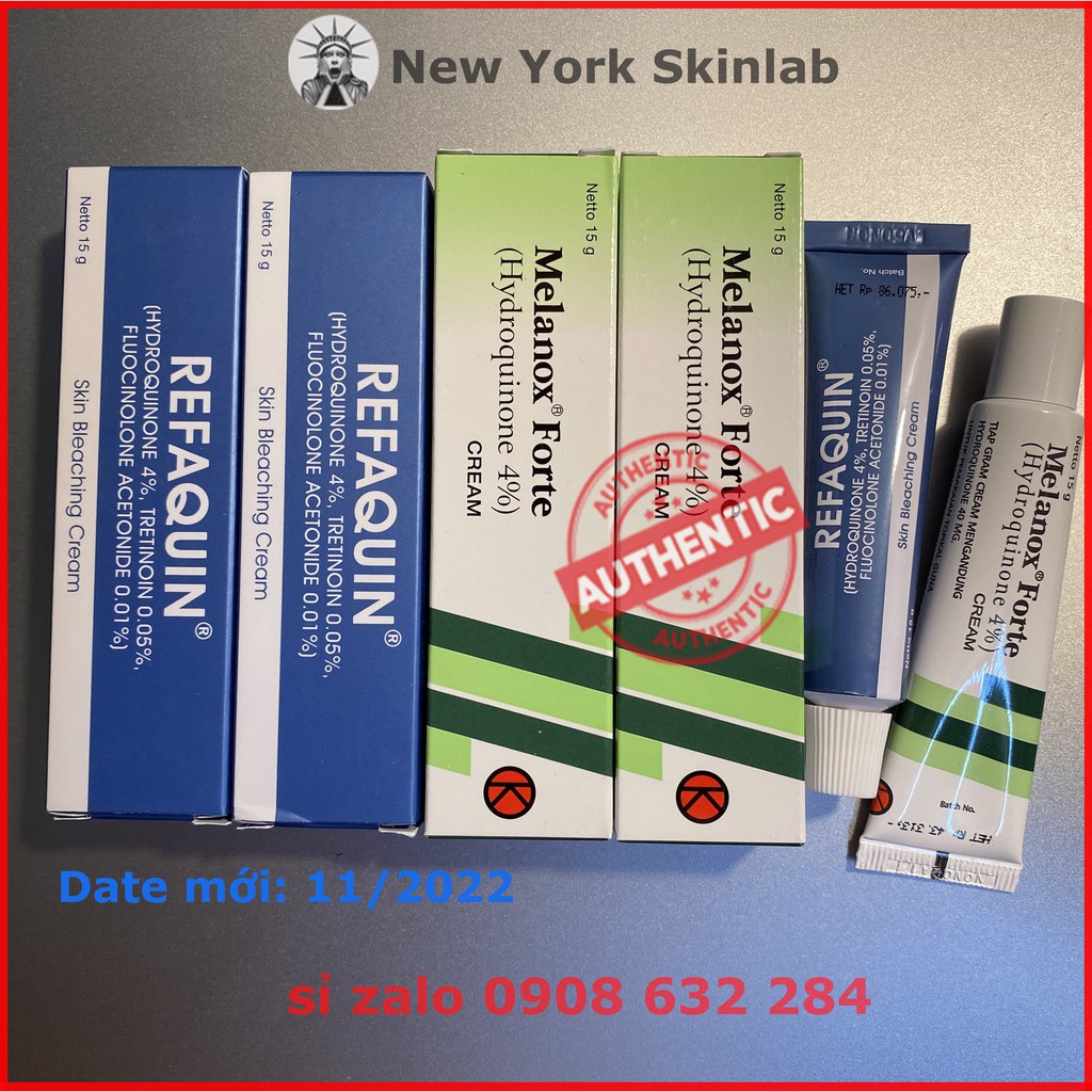 Kem bôi nám Melanox Forte, Refaquin, Vitacid (15g)