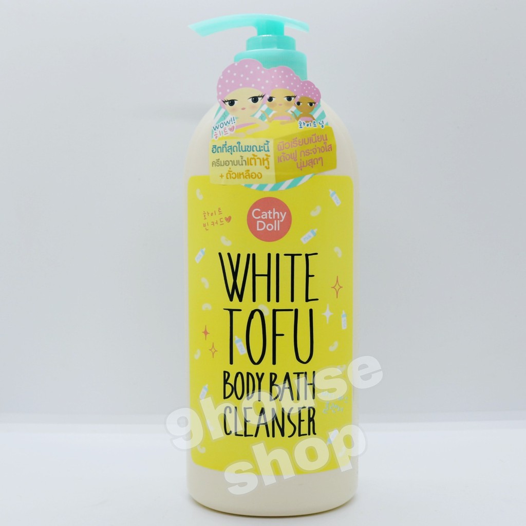 01 Chai Sữa Tắm Đậu Hủ Cathy Doll White TOFU BODY BATH Cleanser 750ML Thái Lan