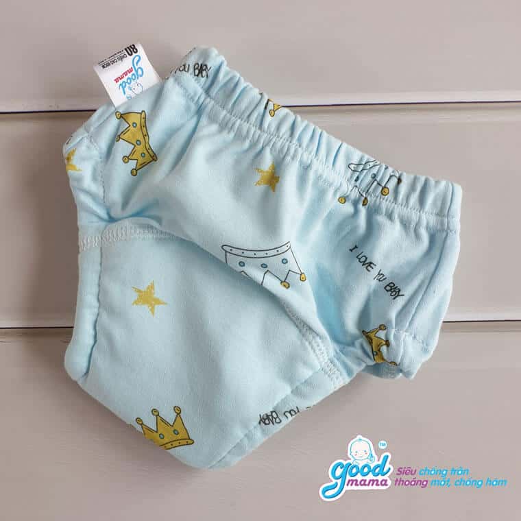 Quần Bỏ Bỉm Cho Bé Goodmama Chính Hãng, Bỉm Vải Cho Bé
