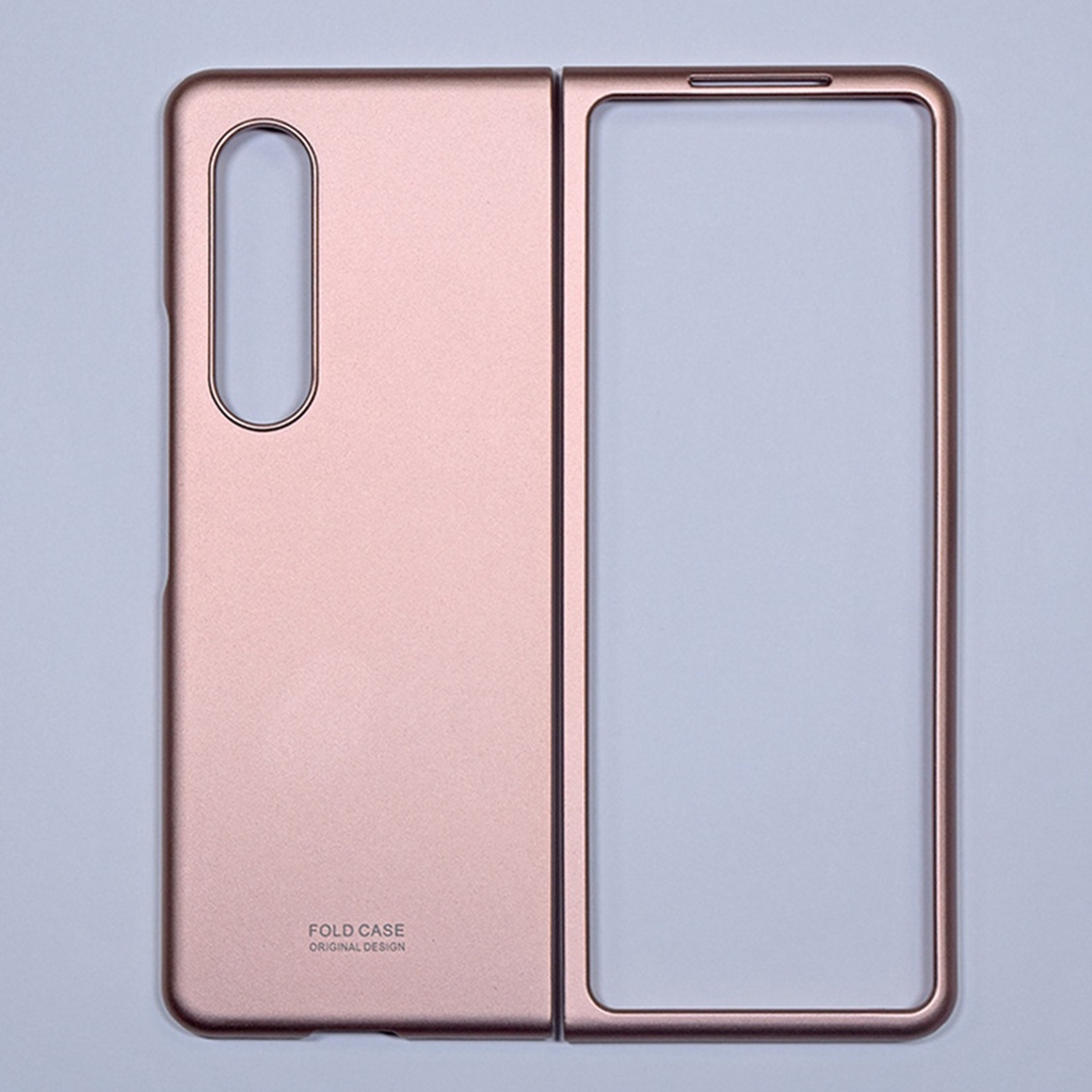 Ốp điện thoại siêu mỏng nhám màu đơn sắc bảo vệ cho Samsung Z Fold 3