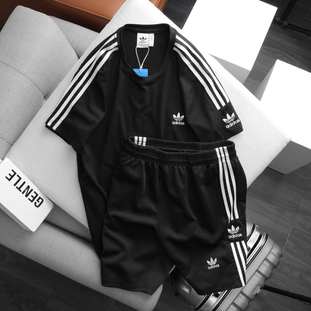 Bộ Quần Áo Thể Thao Nam Thun Cao Cấp, Bộ Adidas Nam Mùa Hè Cộc Tay Thun Lạnh Năng Động Co Dãn 4 Chiều - VIESTA STORE