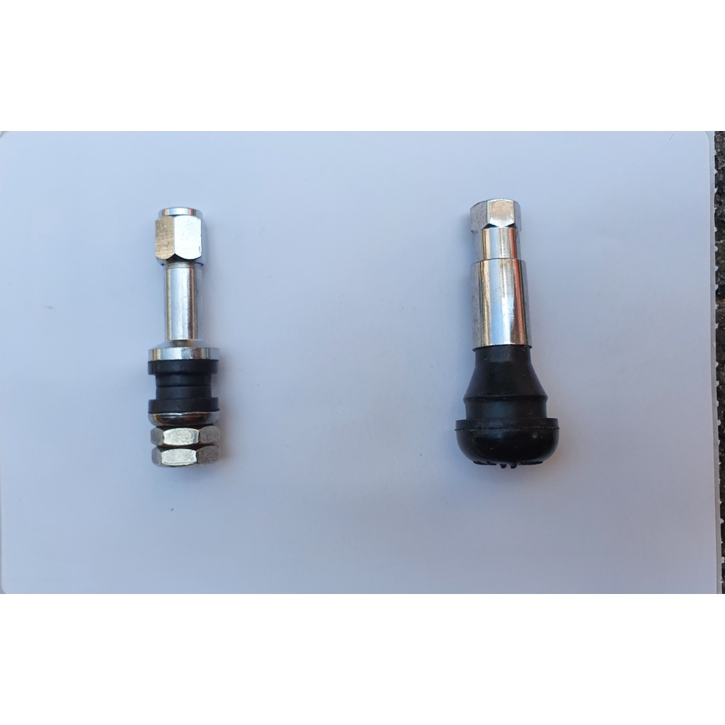 Van Inox không ruột (van ko săm) và van cao su chất lượng cao shop tự đặt gia công, bắt ốc bên trong dành cho bánh mâm.