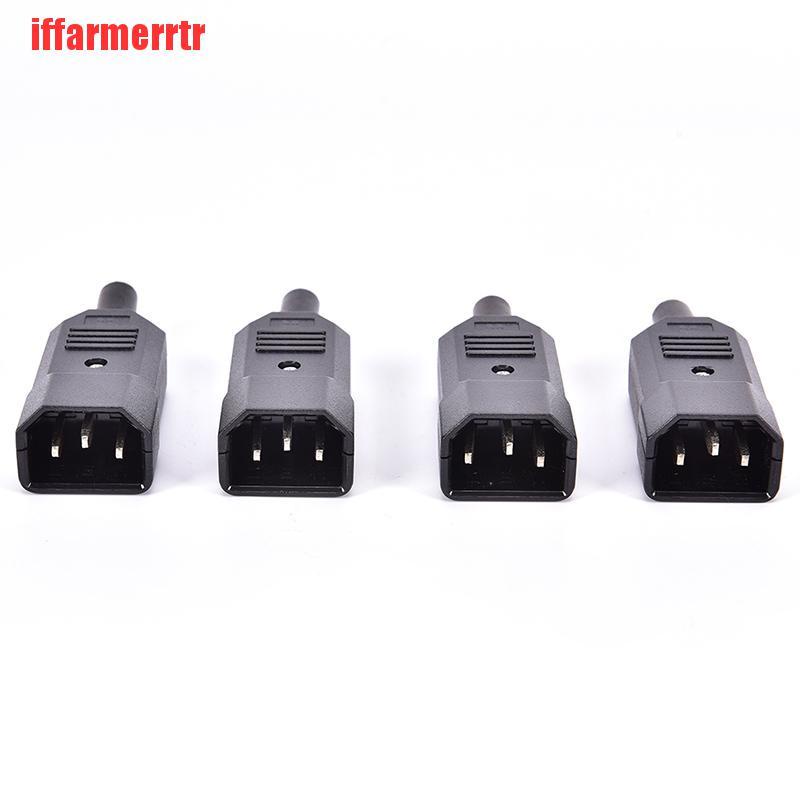 Set 5 Đầu Nối Chuyển Đổi Nguồn Điện Iec C14 Male