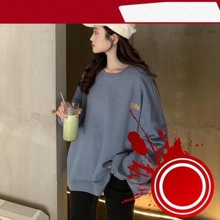 [ hot sale ] Áo Sweater Trơn Form Rộng Phong Cách Hàn Quốc Xinh Xắn Cho Nữ