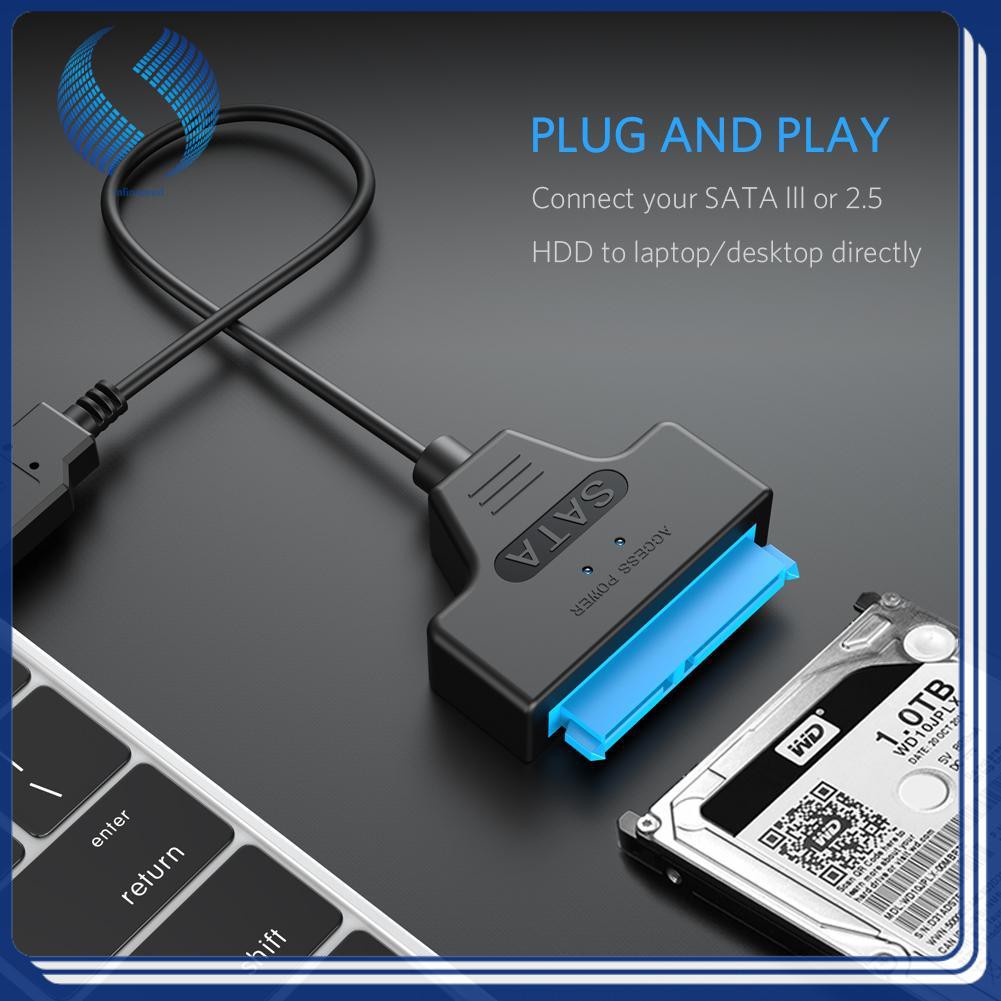 Cáp Chuyển Đổi Usb 3.0 Sang Sata7+15Pin 2.5 Inches Ssd Hdd Sata