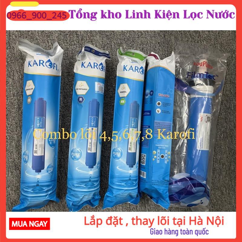 Lõi Lọc Số 45678 Karofi 👉 Combo bộ 5 Lõi Lọc Karofi 👉 Lõi Lọc Số 4