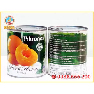 Trái Đào Ngâm Nước Đường Kronos Lon 820g