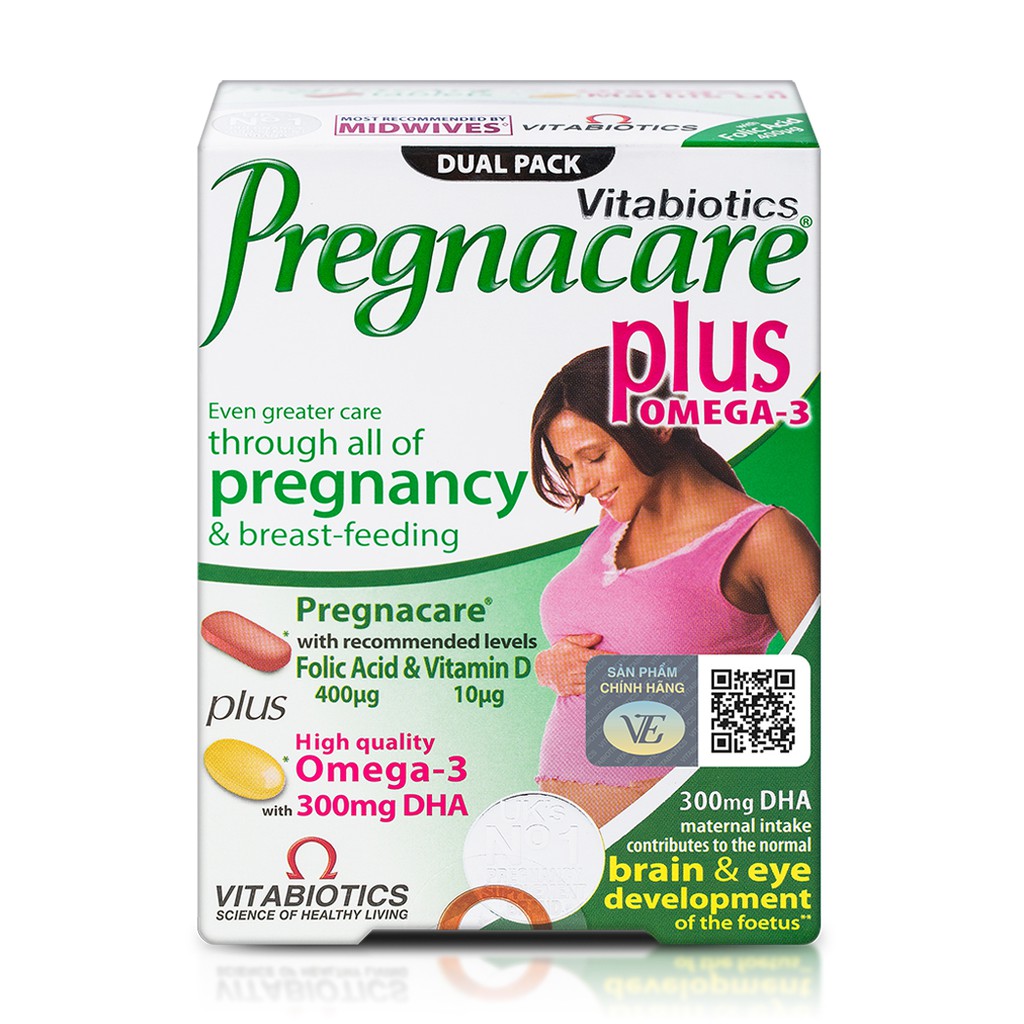 Vitamin bổ bà bầu Pregnacare plus omega 3