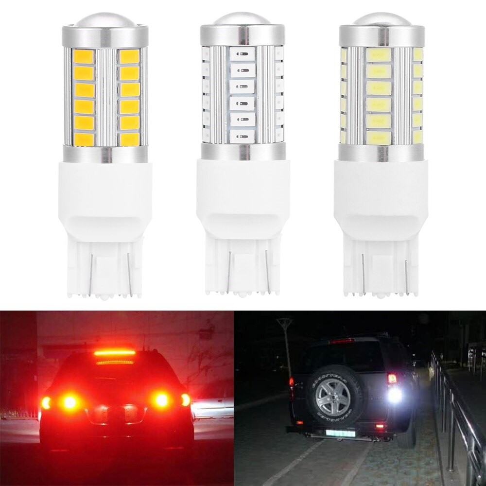 Bóng Đèn Led 7443 Đèn Xi Nhan, Đèn Lùi Siêu Sáng Với 33smd