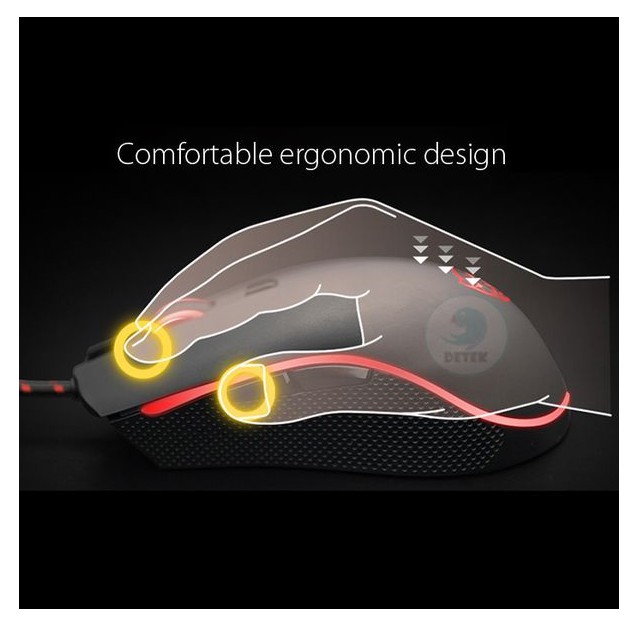 Chuột Game Thủ Motospeed V40 RBG (A3050) Optical Gaming Mouse LED Thay Đổi Theo DPI