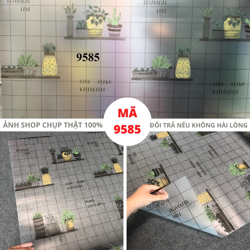 Decal dán kính , giấy đề can dán kính mờ cửa sổ phòng khách đẹp chống nắng đẹp giá rẻ 90x50cm | BigBuy360 - bigbuy360.vn