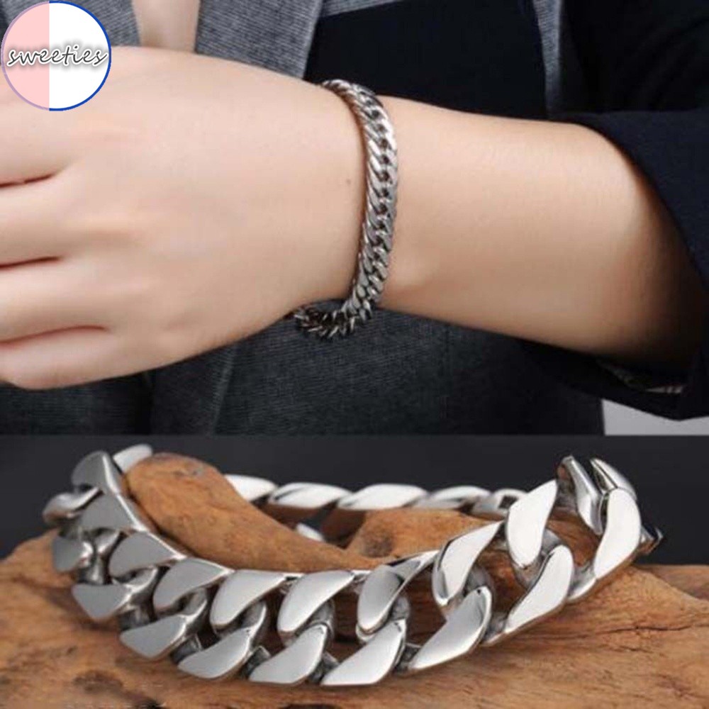Vòng Tay Bằng Thép Không Gỉ Thiết Kế Cá Tính Cho Nam Và Nữ
