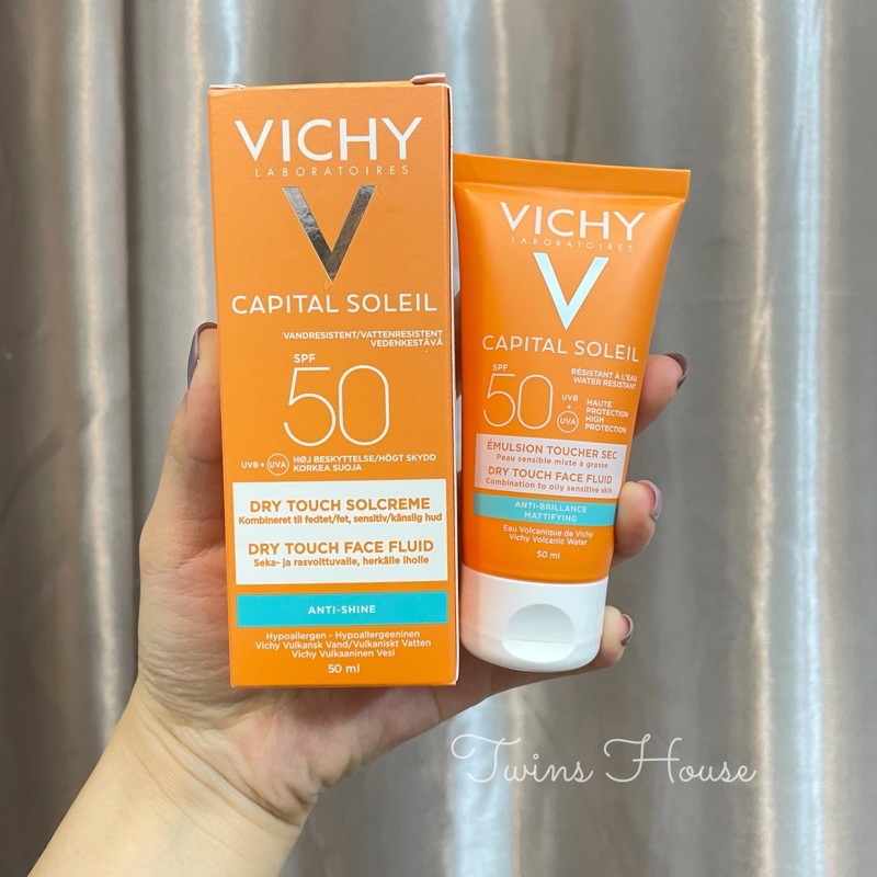 Kem Chống Nắng Vichy SPF 50 Ideal Soleil Emulsion Anti-brillance 50ml