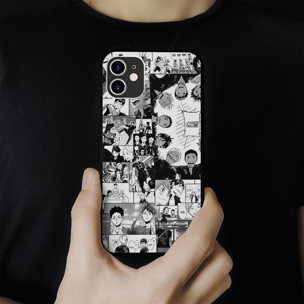 Ốp Lưng Haikyuu karasuno collage  truyện tranh cho Iphone 5 6 7 8 Plus 11 12 Pro Max X Xr PAP20210994