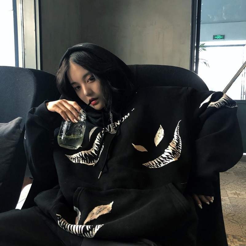 Áo hoodie nam nữ cá tính, áo hoodie chất nỉ họa tiết Venom KN17