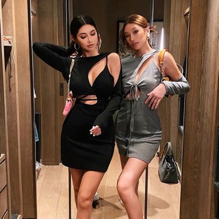Váy Body Đan dây ( ảnh thật)