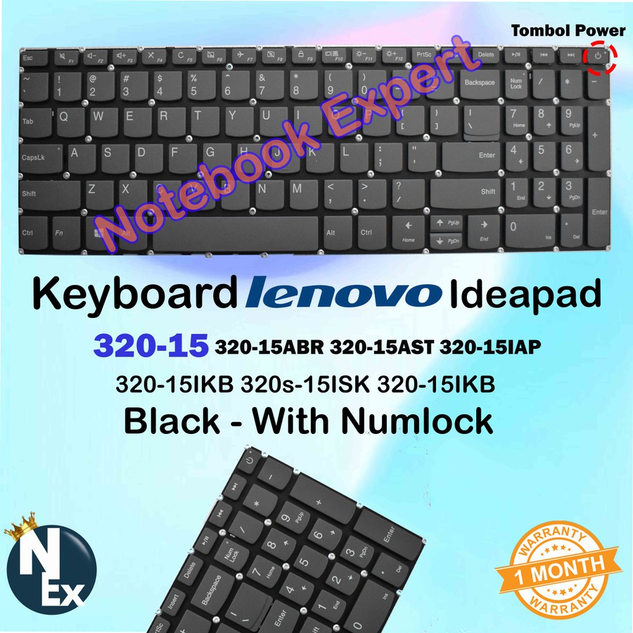 Bàn Phím Lenovo Ideapad 320-15 320-15abr 320-15ast 320-15iap 320-15ikb