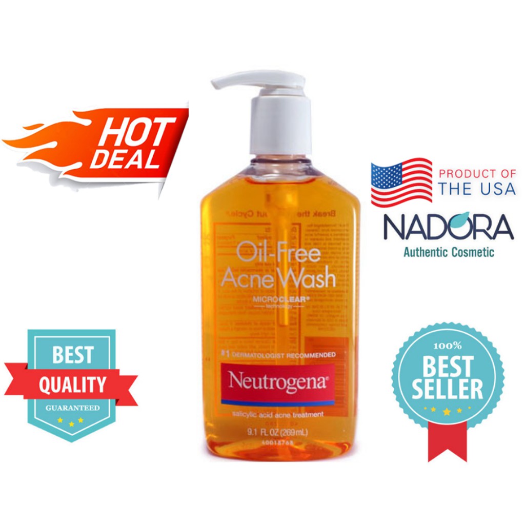 Sữa Rửa Mặt - Neutrogena Oil Free Acne Wash