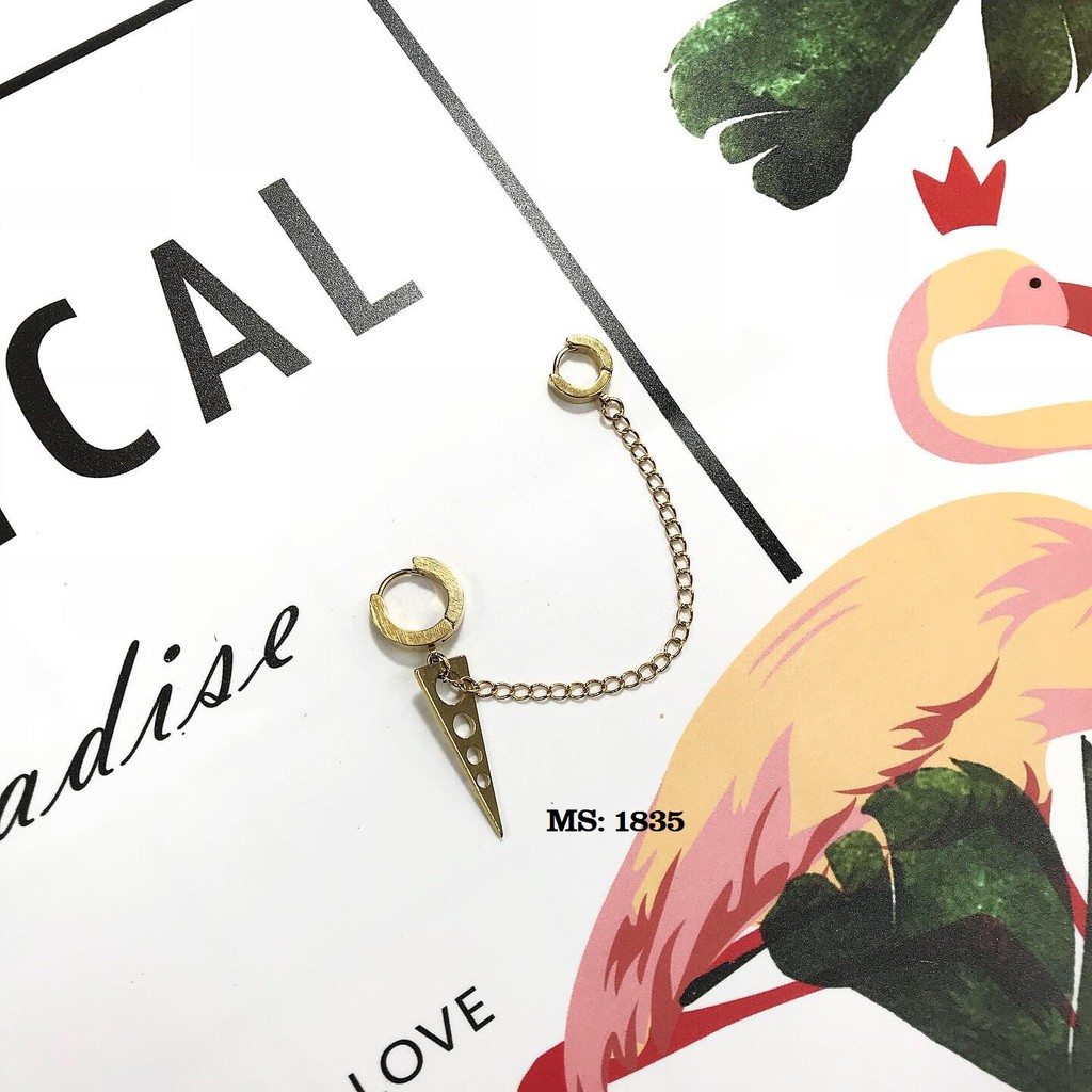 KHUYÊN XÍCH 2 LỖ MIX HÌNH TAM GIÁC/ KHUYÊN THÉP KO RỈ