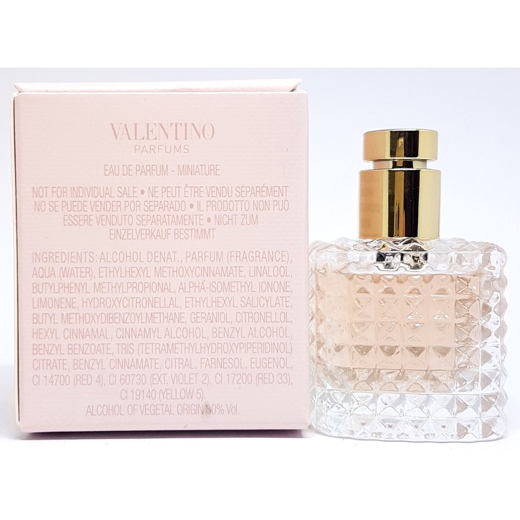 Nước hoa mini VALENTINO DONNA Eau de Parfum chai 6 ml chính hãng