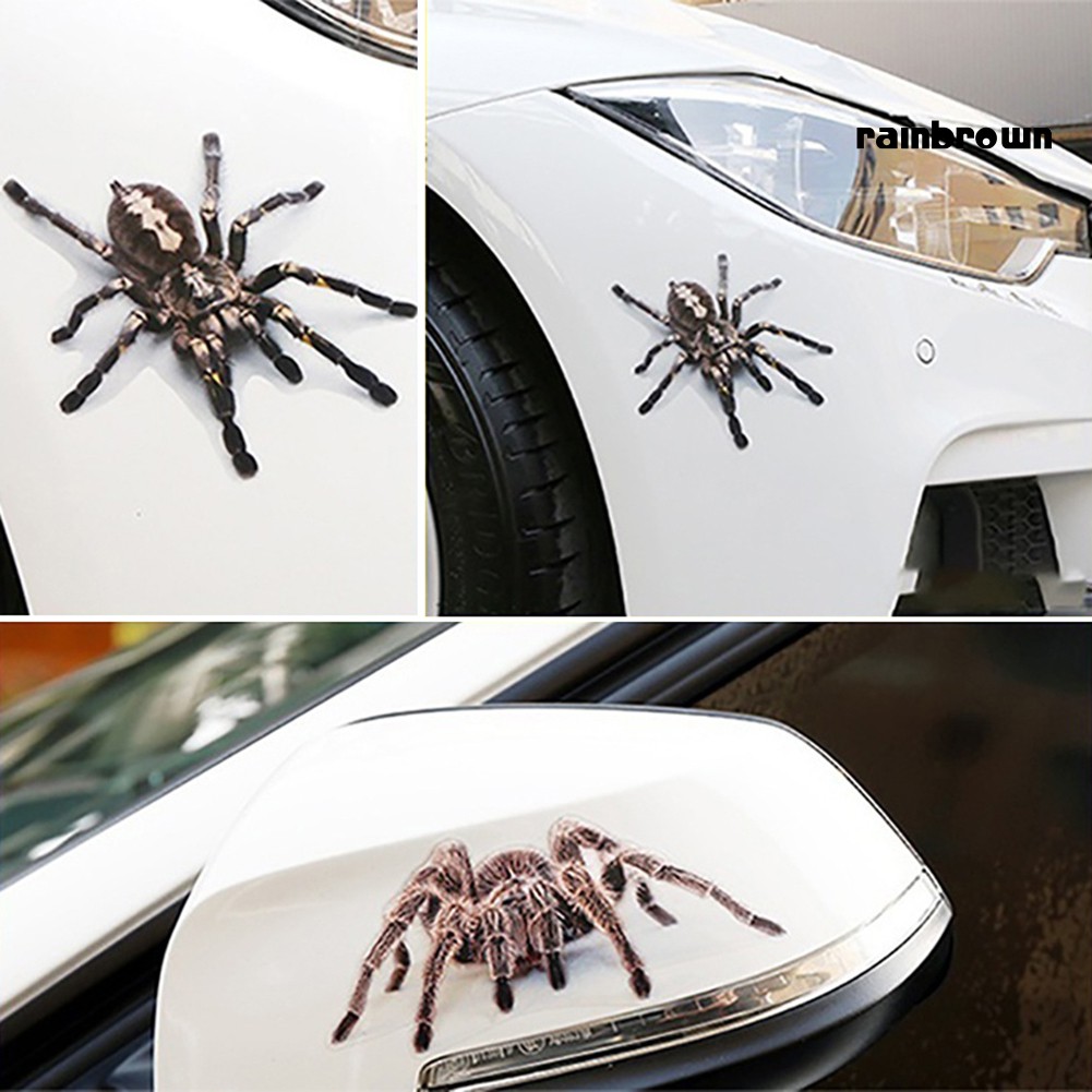 Miếng dán trang trí xe hơi hình động vật 3D độc đáo cá tính