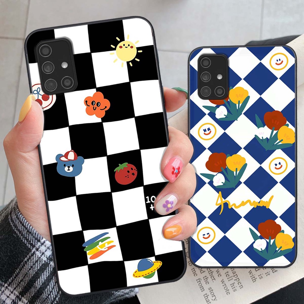 Ốp Samsung M51 họa tiết hoa, gấu thời trang, ốp dẻo bền đẹp