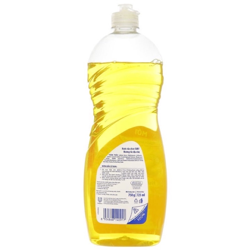 Nước Rửa Chén SURF Hương Chanh Sả Chai 750g