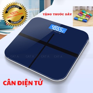 Cân điện tử sức khỏe, cân sức khỏe sạc pin USB, cân chính xác, màn hình LCD hiển thị nhiệt độ, tải trọng 180 Kg