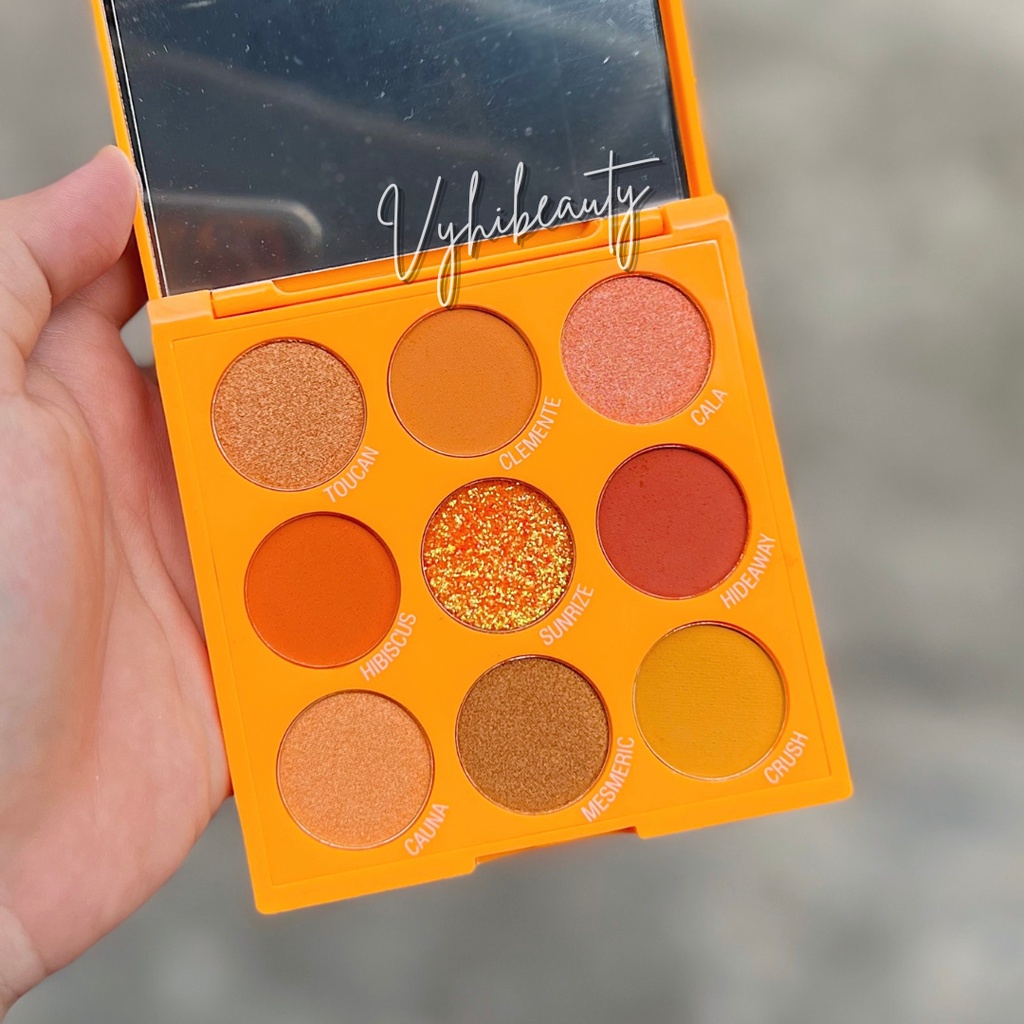 Bảng phấn mắt City Color 9 ô kèm gương xinh