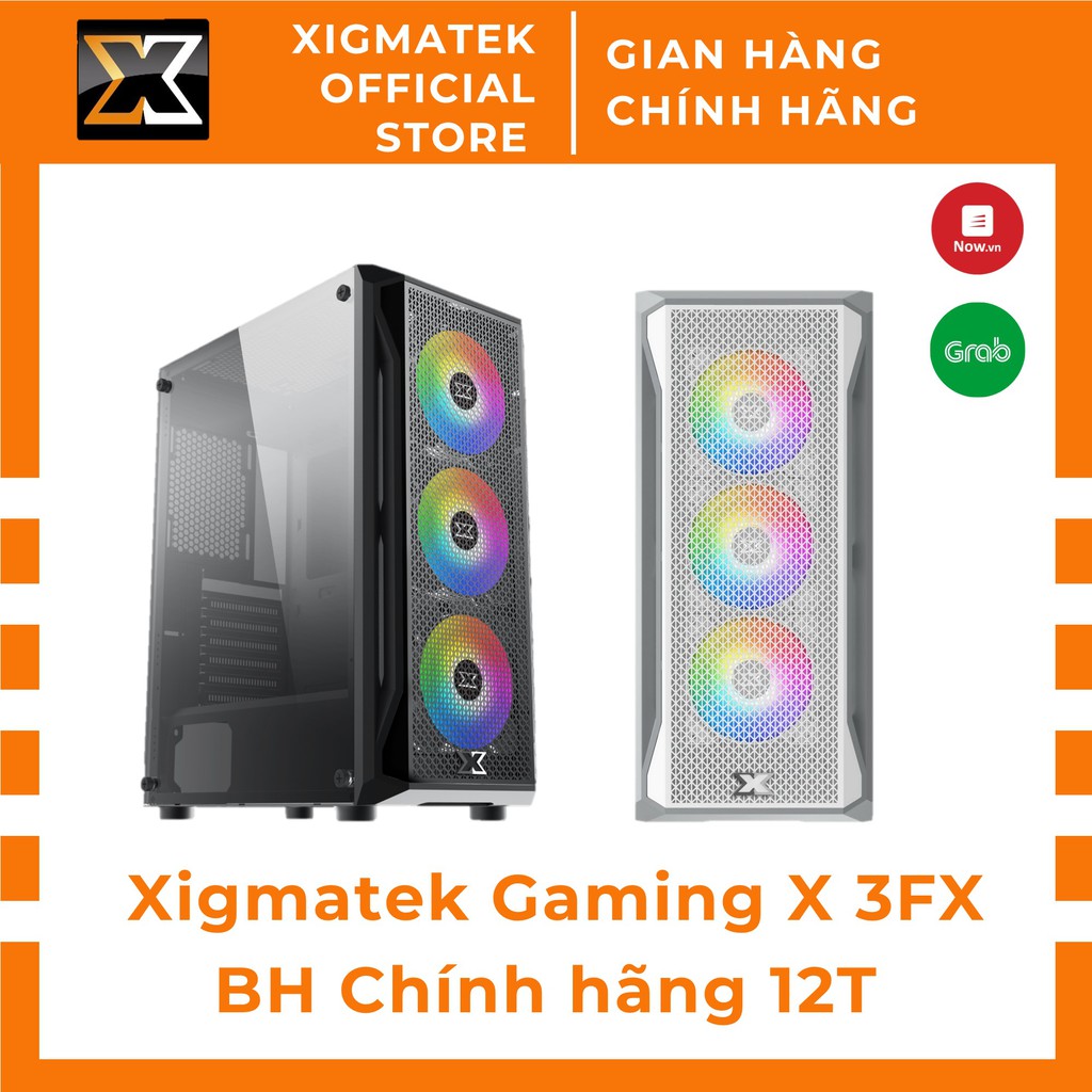Xigmatek Gaming X 3FX - Vỏ case máy tính ATX kèm 3 fan ARGB mặt trước - Xigmatek Official Việt Nam