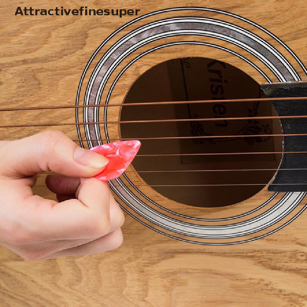 Set 10 Miếng Gảy Đàn Guitar Điện 1 Pickuloid Nhiều Màu Sắc