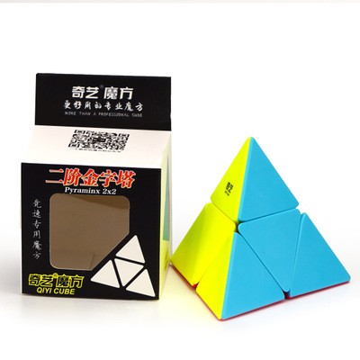 QiYi Pyramorphix 2x2 Pyraminx 2x2 Rubik Biến Thể 4 Mặt