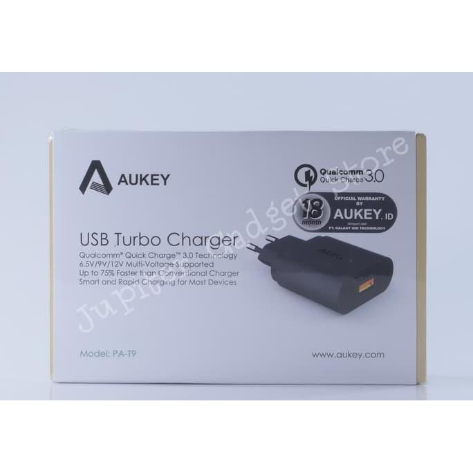 Cục Sạc Aukey Pa-T9 Turbo Với Sạc Nhanh 3.0 Chất Lượng Cao